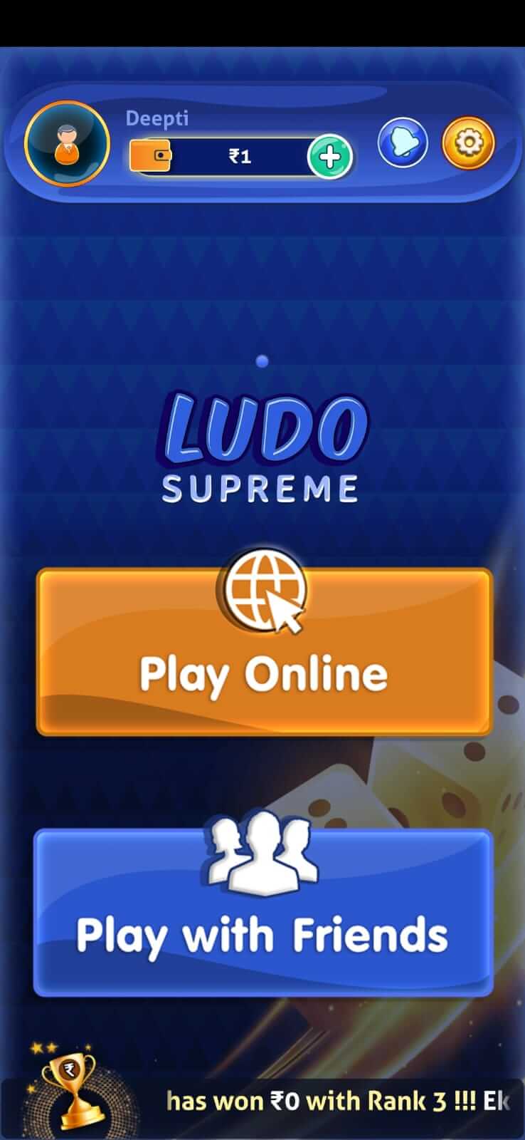 Screenshot Ludo Supreme APK