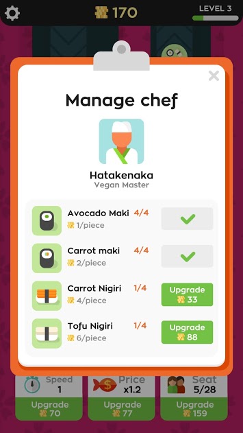Screenshot Sushi Bar APK v3.1
