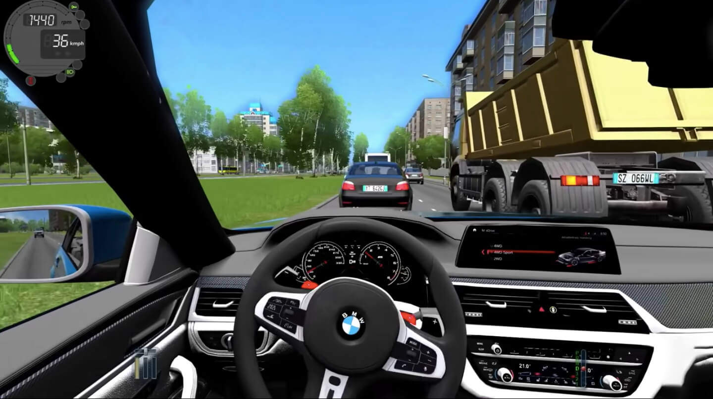 Screenshot City Car Driving APK