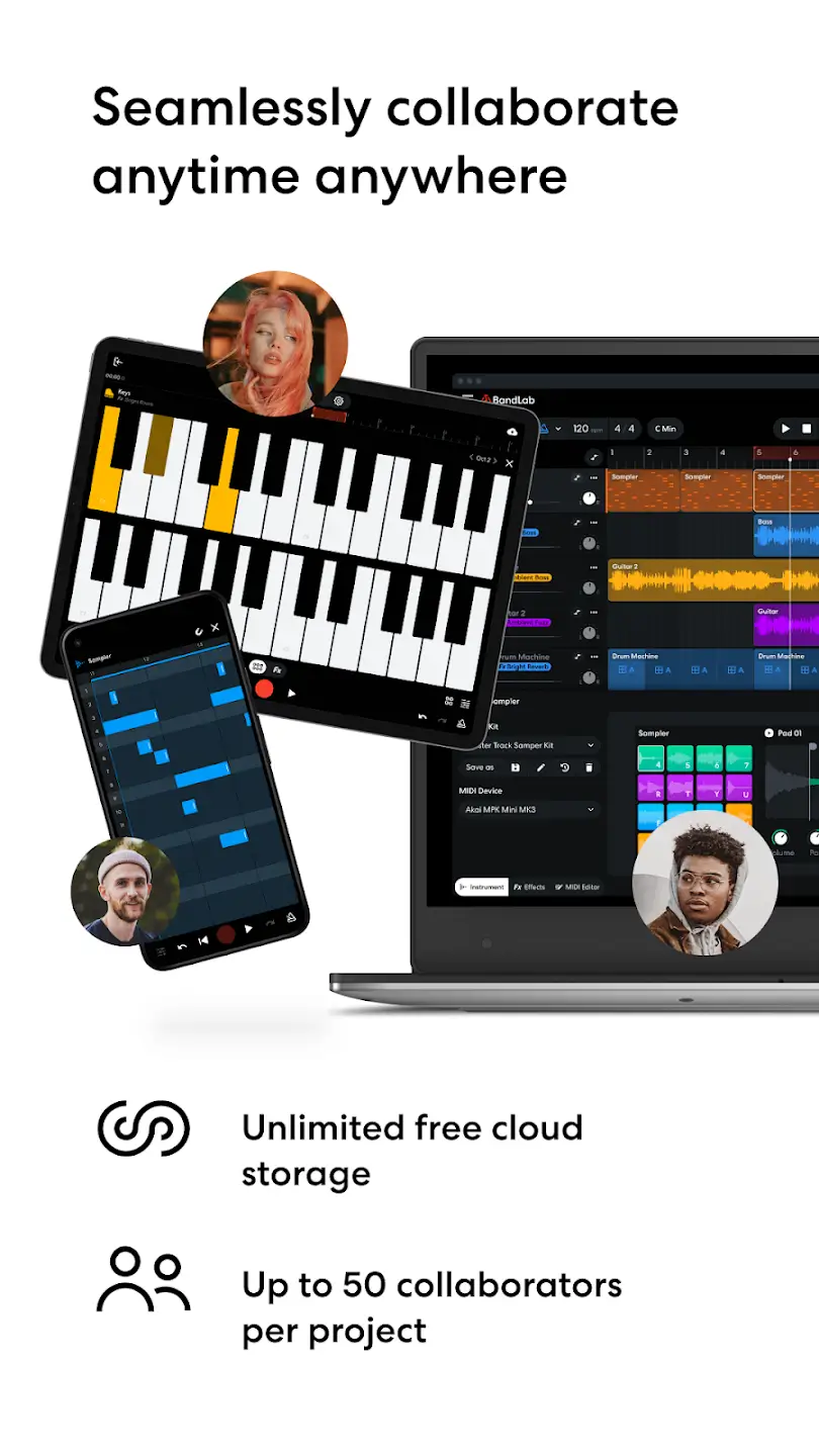 Screenshot BandLab APK v11.22.2 untuk Edit dan Rekam Musik di Android