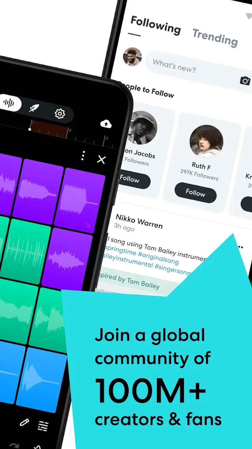 Screenshot BandLab APK v11.22.2 untuk Edit dan Rekam Musik di Android