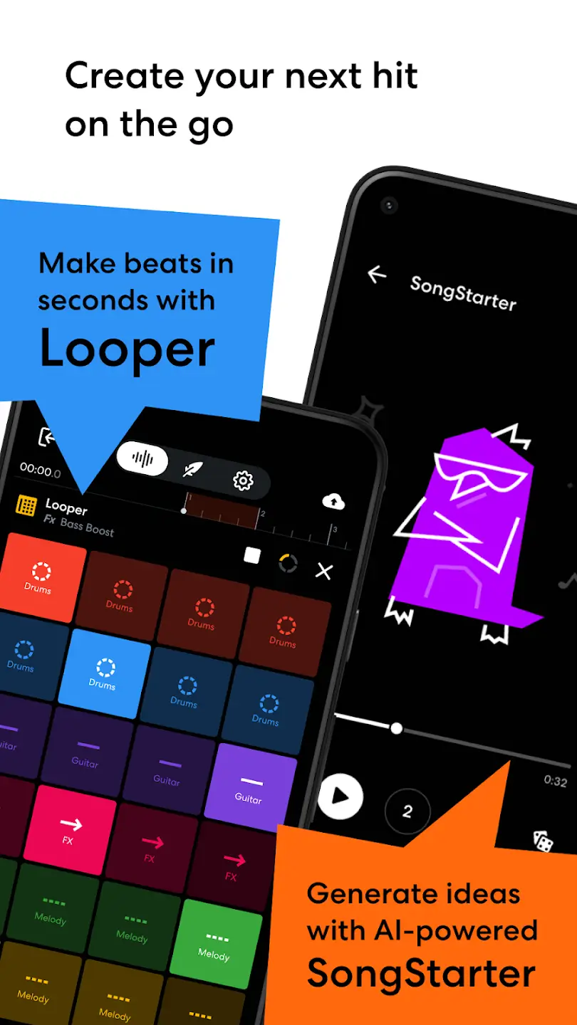 Screenshot BandLab APK v11.22.2 untuk Edit dan Rekam Musik di Android