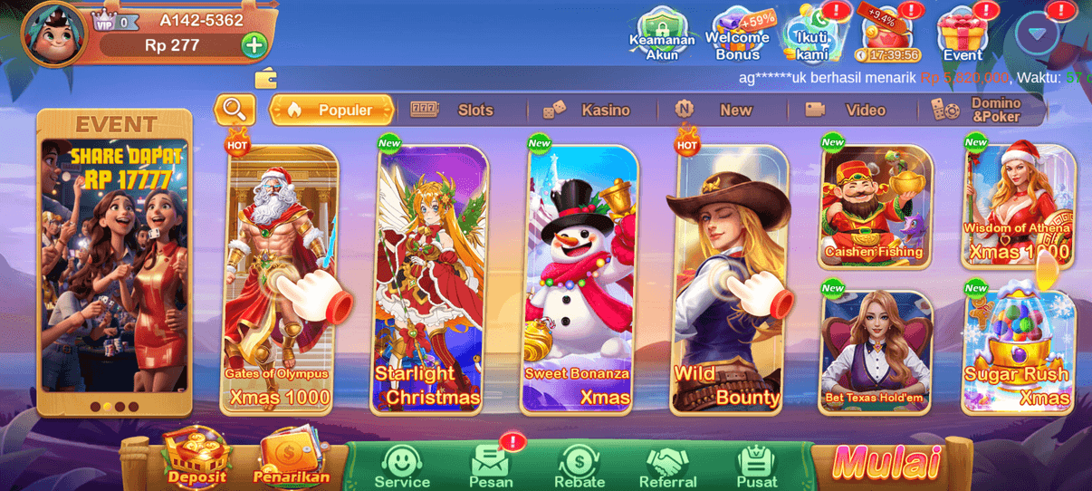 Screenshot IDA777 APK v10.2 Download untuk Android