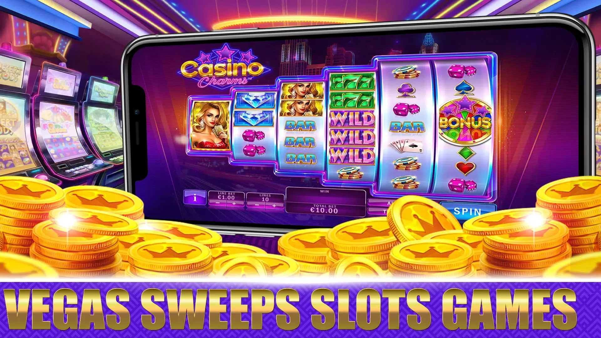 Screenshot Vegas Sweeps Slots 777 APK Download untuk Android