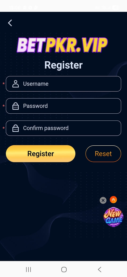 Screenshot BETPKR APK v2.4.52