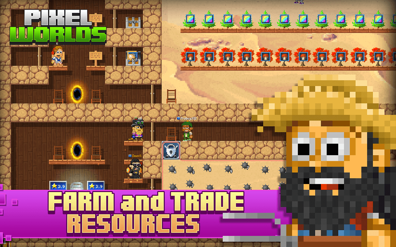 Screenshot Pixel Worlds APK