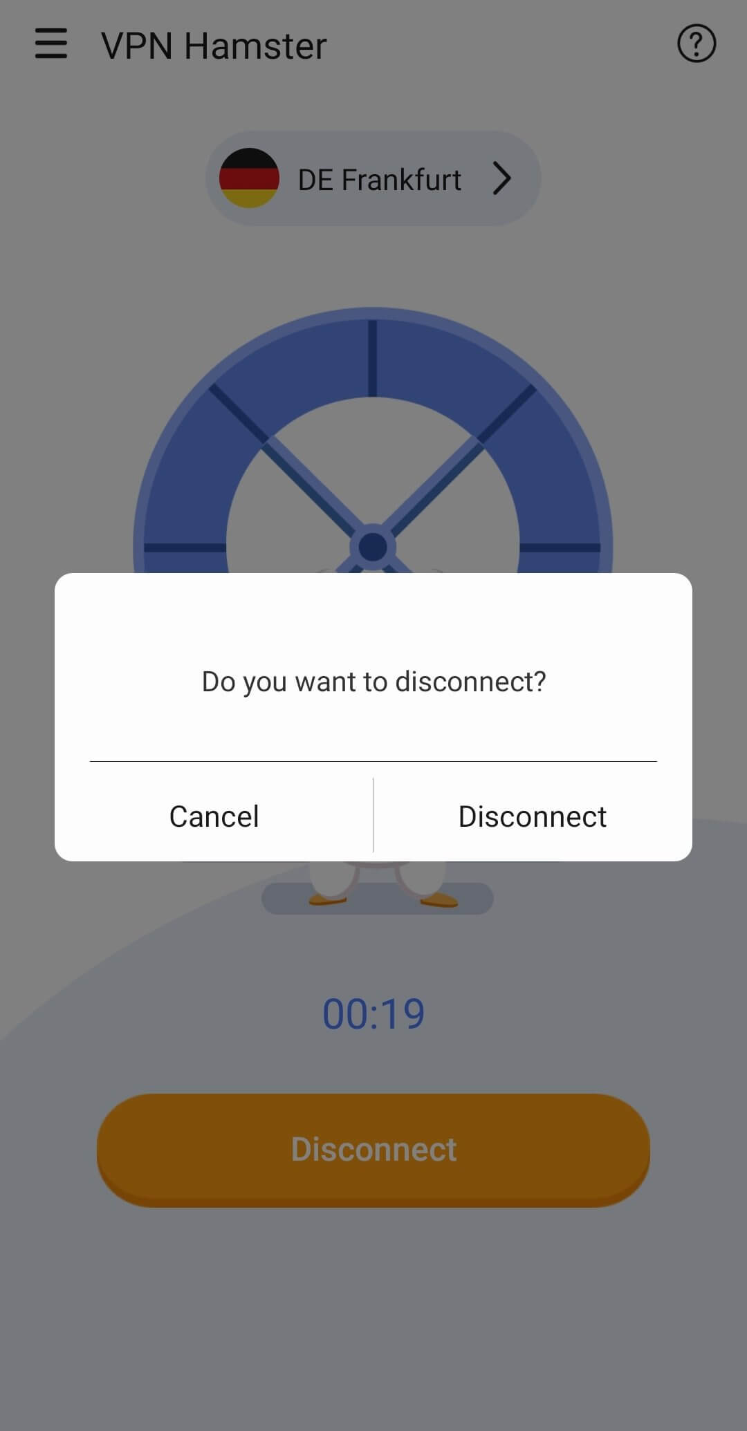 Screenshot Hamster VPN APK (Android) v2.1.1
