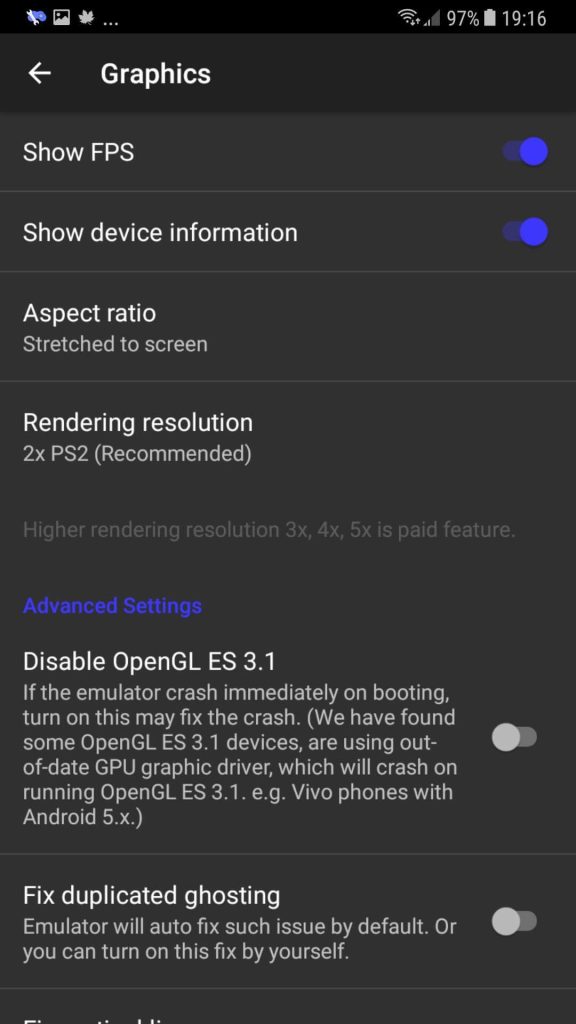 Screenshot DamonPS2 Pro APK