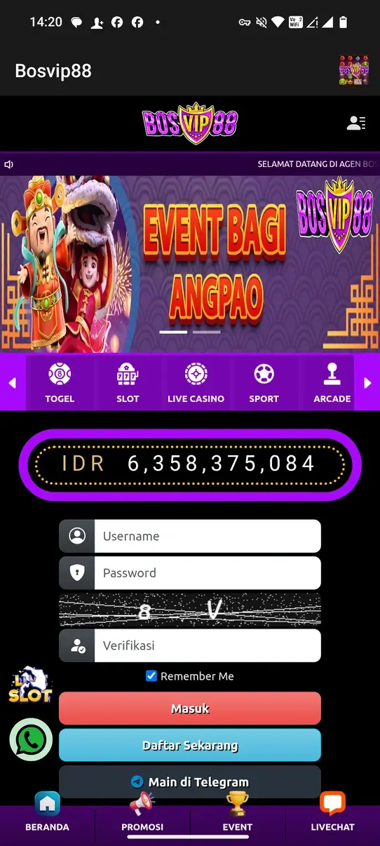 Screenshot Bosvip88 APK