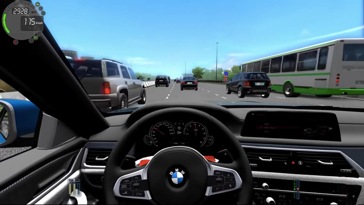 Screenshot City Car Driving APK