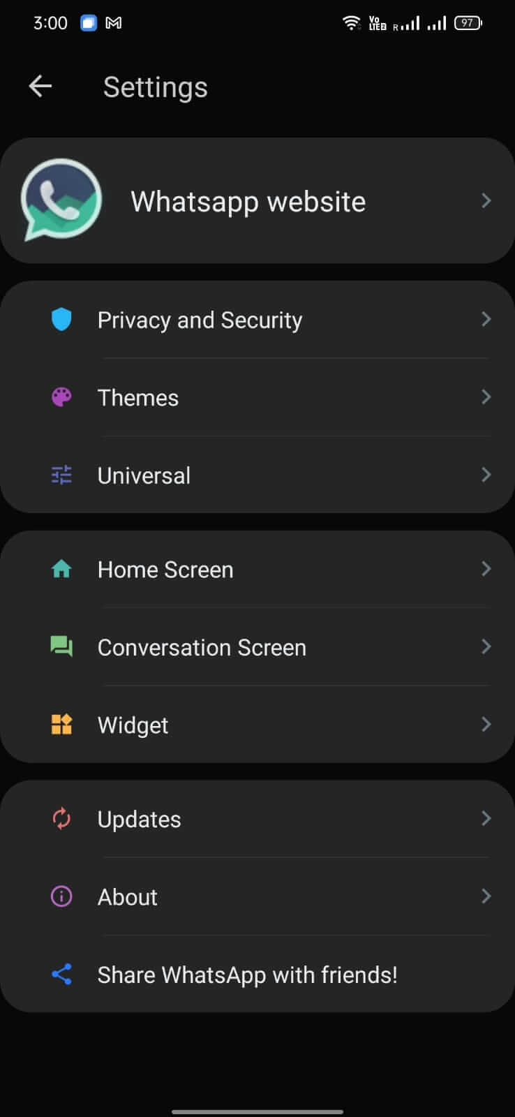 Screenshot WhatsGold APK v44.10 Download untuk Android