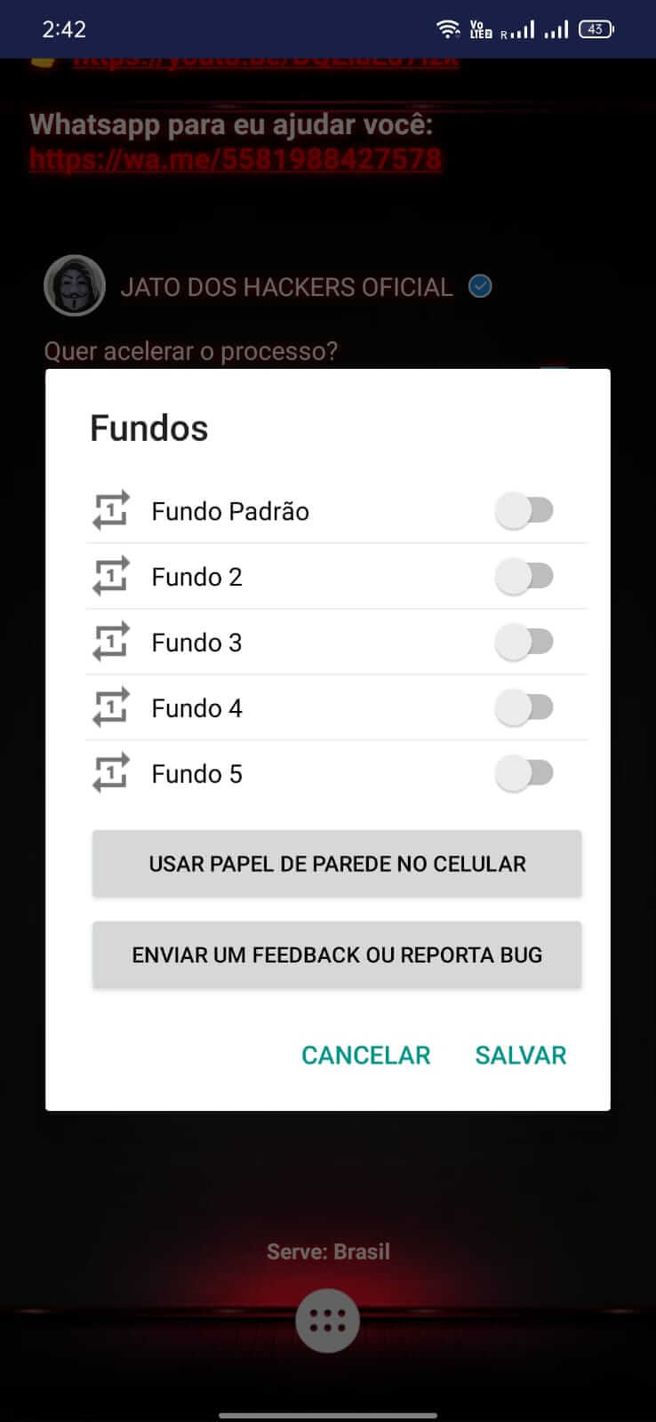 Screenshot FFH4X Regedit APK v145